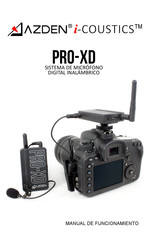 Azden i-COUSTICS PRO-XD Manual De Funcionamiento