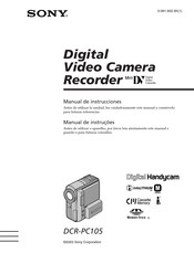 Sony DCR-PC105 Manual De Instrucciones