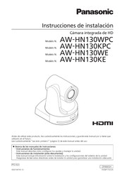 Panasonic AW-HN130WE Instrucciones De Funcionamiento