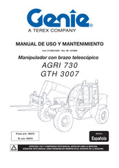 Genie AGRI 730 Manual De Uso Y Mantenimiento