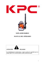 KPC SK800-E Manual Del Operario