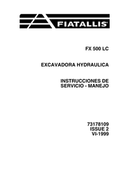 FIATALLIS FX 500 LC Instrucciones De Servicio