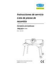 Tyrolit TRE250P Instrucciones De Servicio