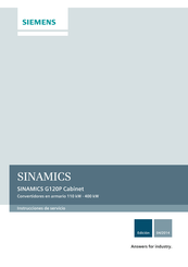 Siemens SINAMICS G120P Cabinet Instrucciones De Servicio
