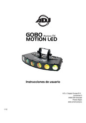 ADJ GOBO MOTION LED Instrucciones De Usuario