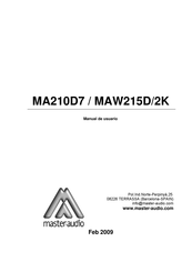 Master audio MAW215D/2K Manual De Usuario