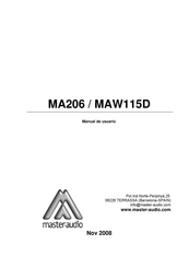 Master audio MAW115D Manual De Usuario