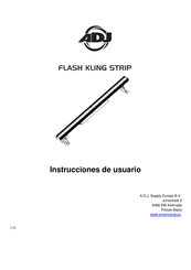 ADJ FLASH KLING STRIP Instrucciones De Usuario