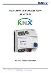 DINUY RE KNT RGB Manual De Instrucciones