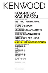 Kenwood KCA-RC527 Manual De Instrucciones