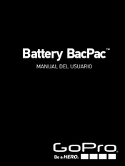 GoPro Battery BacPac Manual Del Usuario