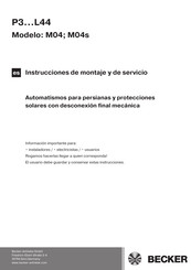 Becker L44-M04 Instrucciones De Montaje