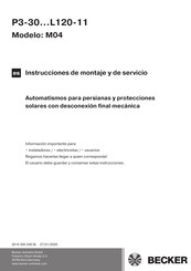 Becker P13-9 M04 Instrucciones De Montaje