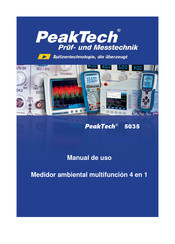 Peaktech 5035 Manual De Uso