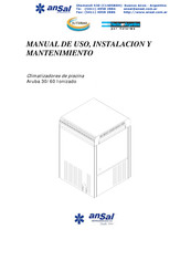 Ansal Aruba 30 Manual De Uso, Instalación Y Mantenimiento