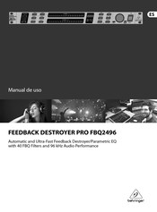Behringer FEEDBACK DESTROYER PRO FBQ2496 Manual De Uso
