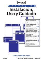 Estate 7TUD5700 Serie Instalación, Uso Y Cuidado