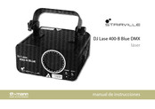 thomann Stairville DJ Lase 400-B Blue DMX Manual De Instrucciones