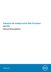 Dell Precision M4700 Manual Del Propietário