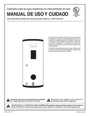 UL 96G1 Manual De Uso Y Cuidado