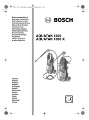 Bosch AQUATAK 1500 X Instrucciones De Servicio