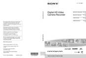 Sony Handycam HDR-CX180E Manual De Instrucciones