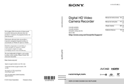 Sony Handycam HDR- CX200E Manual De Instrucciones