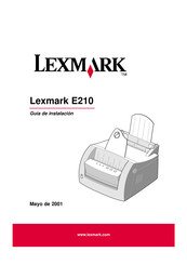 Lexmark E210 Guia De Instalacion