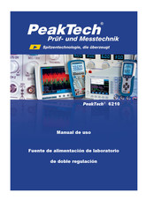 PeakTech 6210 Manual De Uso