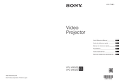 Sony VPL-VW320 Manual De Referencia