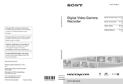 Sony Handycam DCR-SX22E Manual De Instrucciones