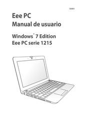 Eee PC 1215 Serie Manual De Usuario