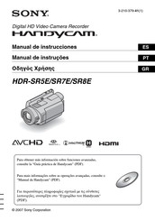 Sony Handycam HDR-SR8E Manual De Instrucciones