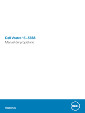 Dell Vostro 15-3568 Manual Del Propietário