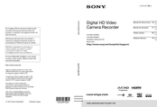 Sony Handycam HDR-GW77E Manual De Instrucciones