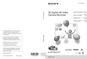 Sony Handycam  HDR-TD10E Manual De Instrucciones