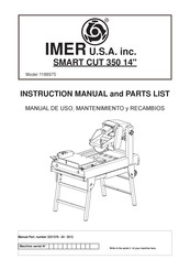 IMER SMART CUT 350 Manual De Uso & Mantenimiento