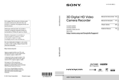 Sony Handycam HDR-TD20VE Manual De Instrucciones