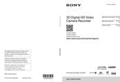 Sony Handycam HDR-TD30E Manual De Instrucciones