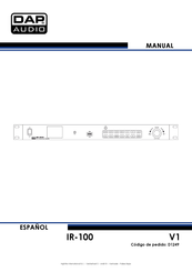 DAP Audio IR-100 Manual De Instrucciones