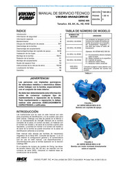 Viking pump VIKING MAG DRIVE AK-855U Manual De Servicio Técnico