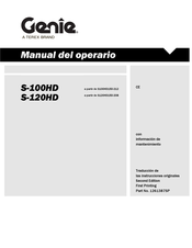 Genie S-100HD Manual Del Operario