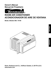 Kenmore 580. 74109 Manual Del Propietário