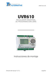 TA UVR610 Instrucciones De Montaje