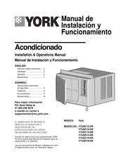 York Y7USC12-2R Manual De Instalación Y Funcionamiento