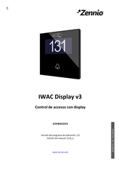 Zennio IWAC Display v3 Manual De Usuario