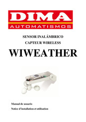 Dima Automatismos WIWEATHER Manual De Usuario