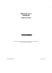 Domec HE8 Manual De Uso E Instalación