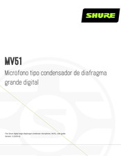 Shure MV51 Manual De Instrucciones