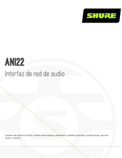 Shure ANI22 Manual De Instrucciones